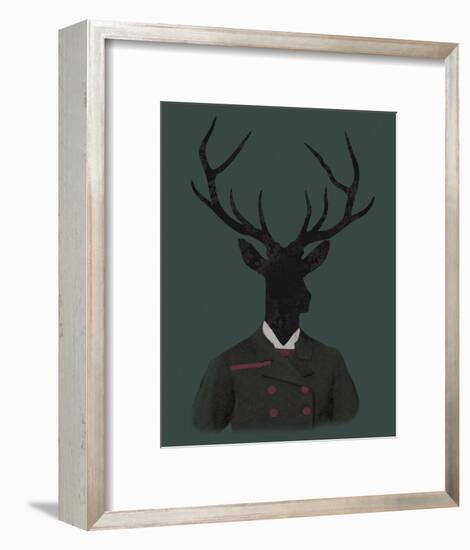 Deer Man-Clara Wells-Framed Art Print