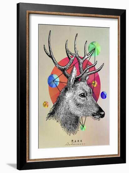 Deer New-Mark Ashkenazi-Framed Giclee Print