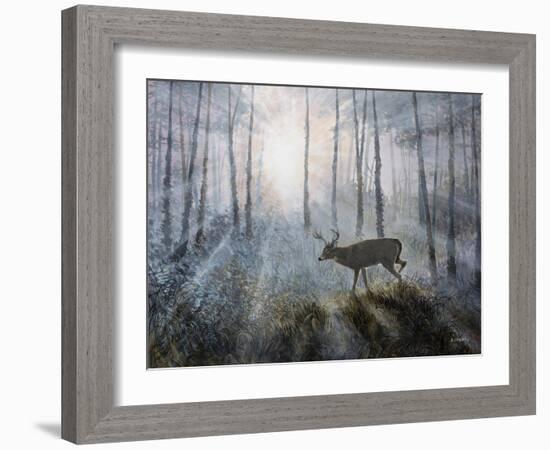 Deer Path IV-B. Lynnsy-Framed Art Print