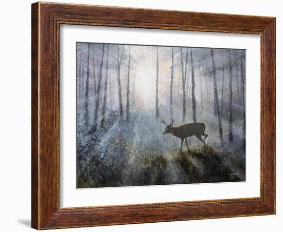 Deer Path IV-B. Lynnsy-Framed Art Print