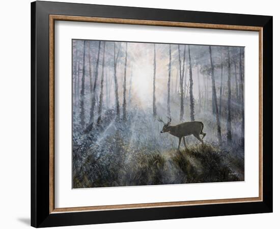 Deer Path IV-B. Lynnsy-Framed Art Print