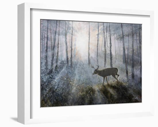 Deer Path IV-B. Lynnsy-Framed Art Print