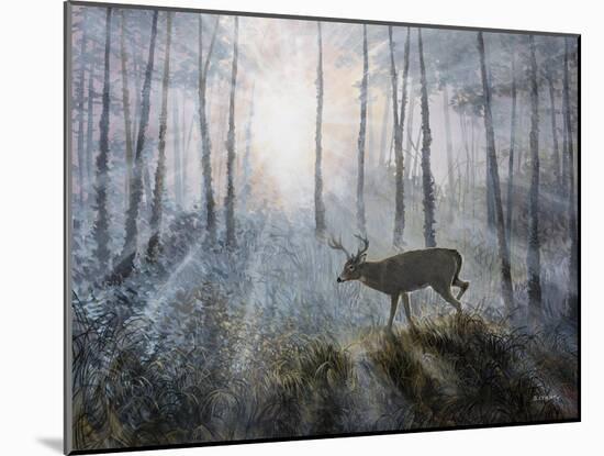 Deer Path IV-B. Lynnsy-Mounted Art Print