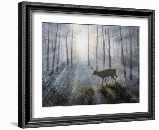 Deer Path IV-B. Lynnsy-Framed Art Print