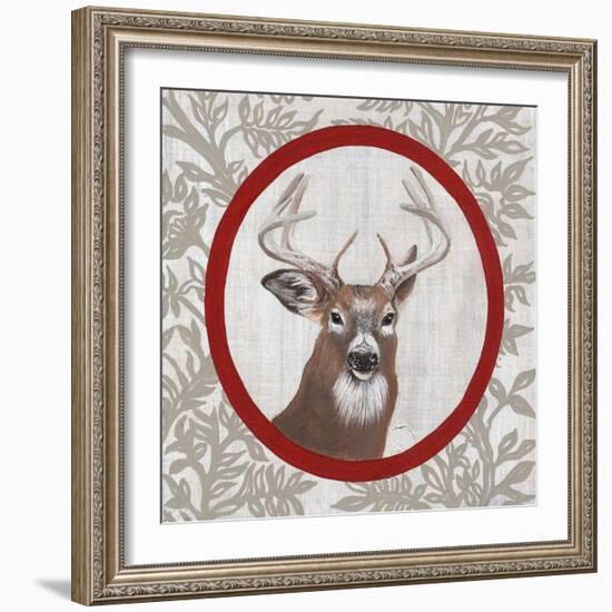 Deer Portrait-Gigi Begin-Framed Giclee Print