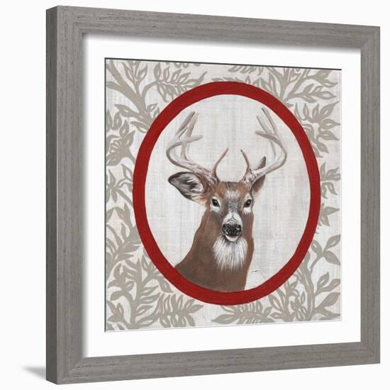 Deer Portrait-Gigi Begin-Framed Giclee Print