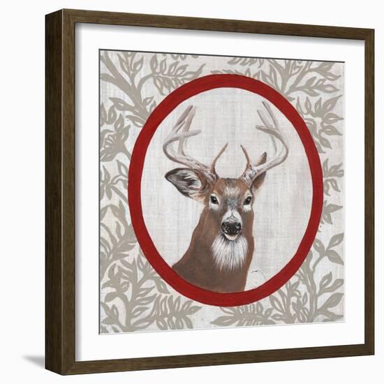 Deer Portrait-Gigi Begin-Framed Giclee Print