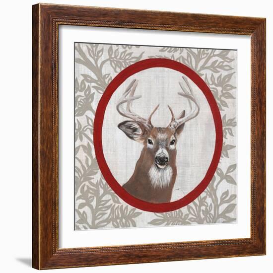 Deer Portrait-Gigi Begin-Framed Giclee Print