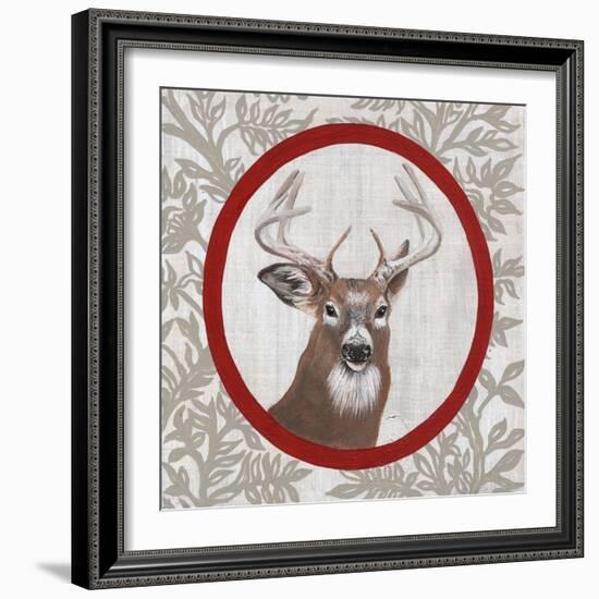 Deer Portrait-Gigi Begin-Framed Giclee Print