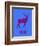 Deer Purple-NaxArt-Framed Art Print