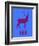 Deer Purple-NaxArt-Framed Art Print