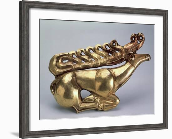 Deer (Schield Emble), C600 Bc-null-Framed Photographic Print