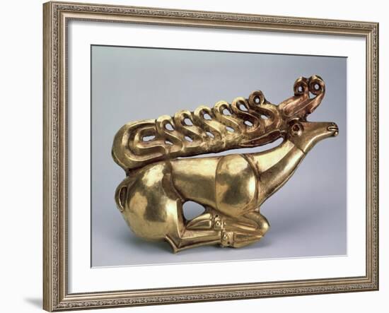 Deer (Schield Emble), C600 Bc-null-Framed Photographic Print