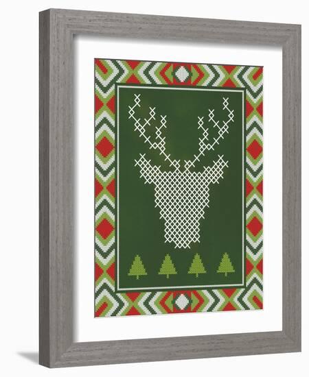 Deer Stitch-Ashley Sta Teresa-Framed Art Print