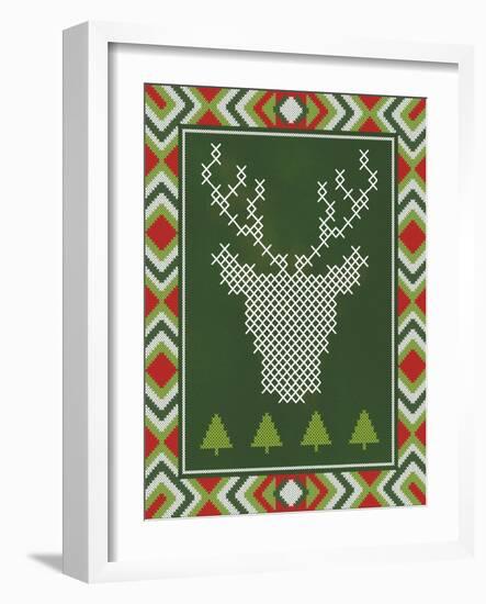 Deer Stitch-Ashley Sta Teresa-Framed Art Print