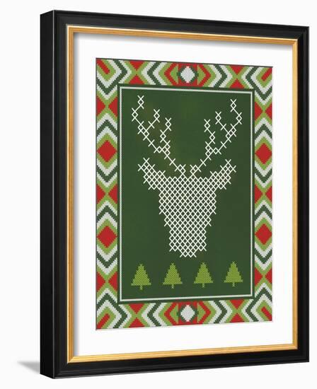 Deer Stitch-Ashley Sta Teresa-Framed Art Print