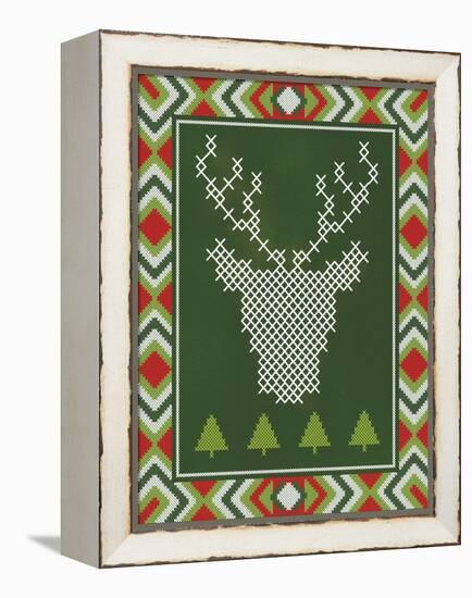 Deer Stitch-Ashley Sta Teresa-Framed Stretched Canvas