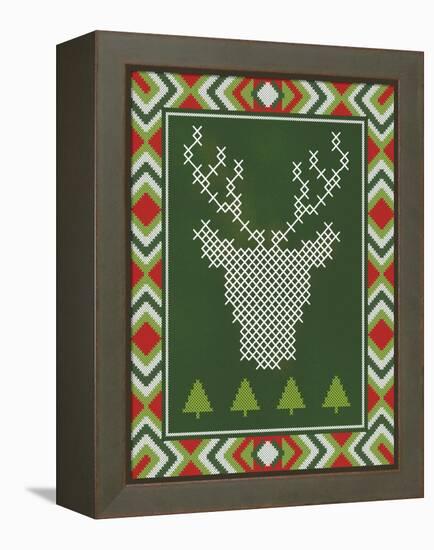 Deer Stitch-Ashley Sta Teresa-Framed Stretched Canvas