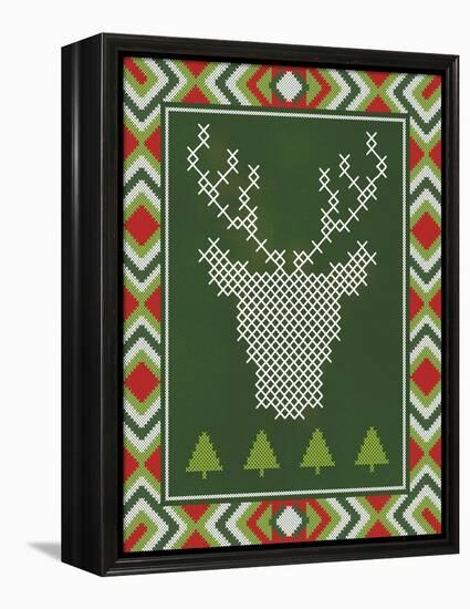 Deer Stitch-Ashley Sta Teresa-Framed Stretched Canvas