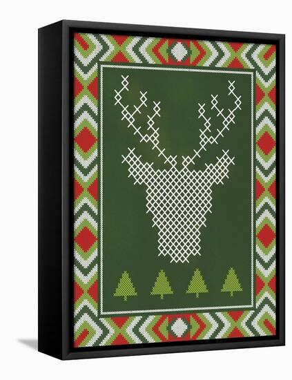 Deer Stitch-Ashley Sta Teresa-Framed Stretched Canvas