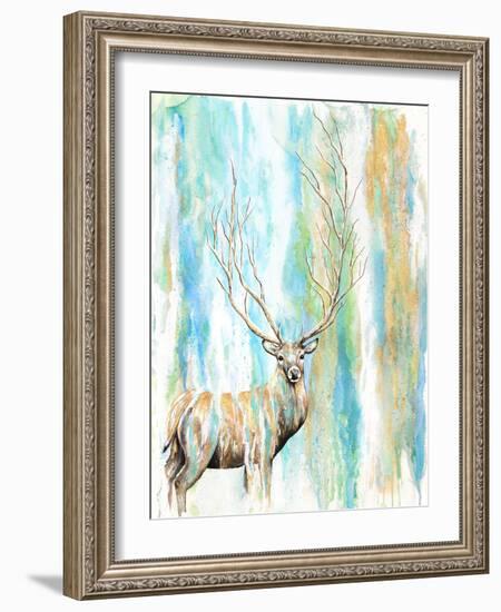 Deer Tree-Michelle Faber-Framed Giclee Print