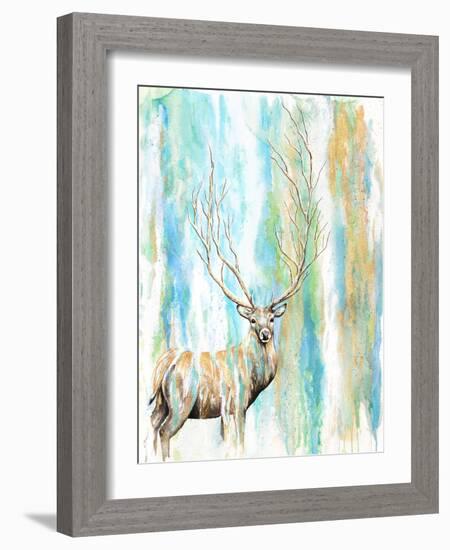 Deer Tree-Michelle Faber-Framed Giclee Print