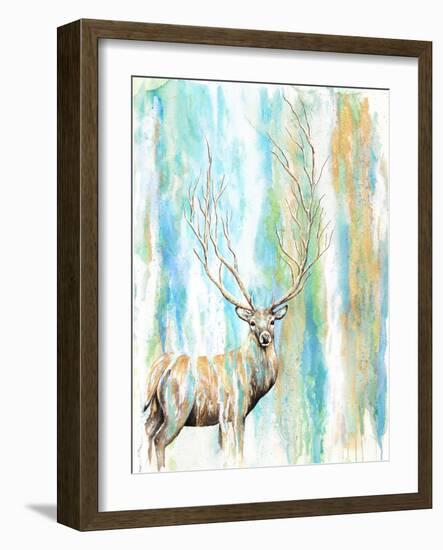 Deer Tree-Michelle Faber-Framed Giclee Print