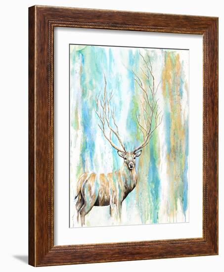 Deer Tree-Michelle Faber-Framed Giclee Print