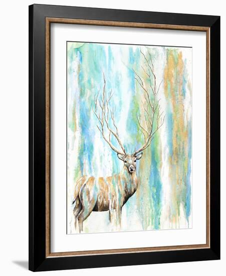 Deer Tree-Michelle Faber-Framed Giclee Print