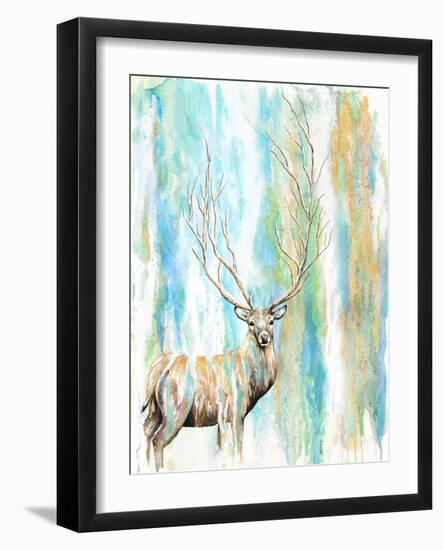 Deer Tree-Michelle Faber-Framed Giclee Print