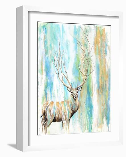 Deer Tree-Michelle Faber-Framed Giclee Print