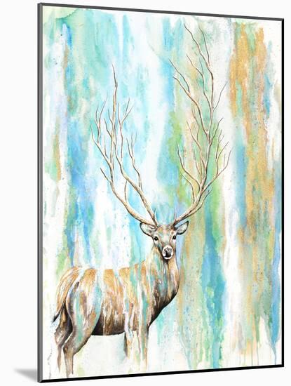 Deer Tree-Michelle Faber-Mounted Giclee Print