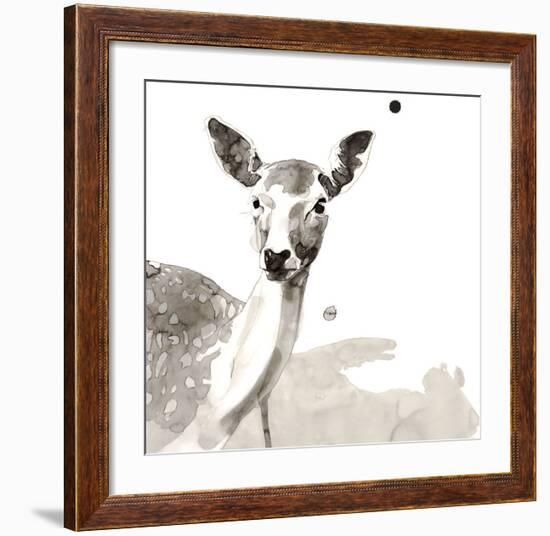 Deer-Philippe Debongnie-Framed Art Print