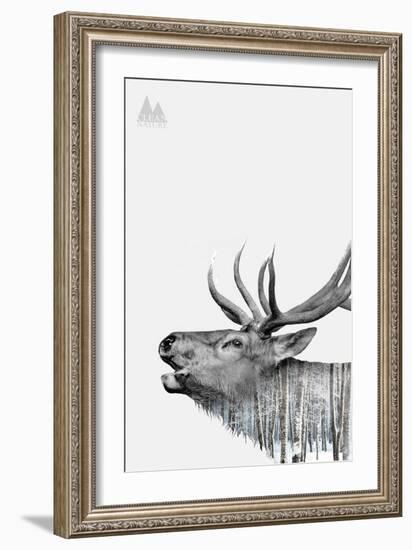 Deer-PhotoINC-Framed Art Print