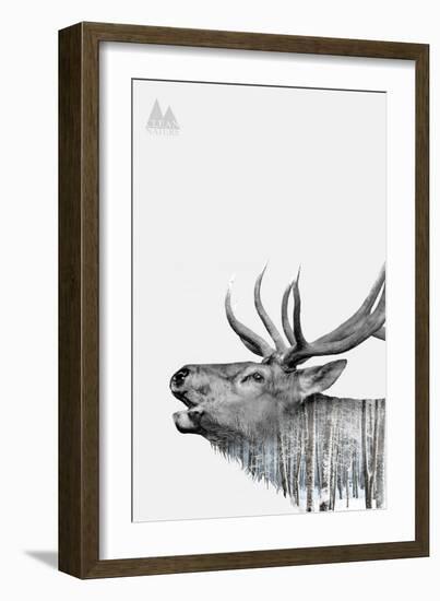 Deer-PhotoINC-Framed Art Print