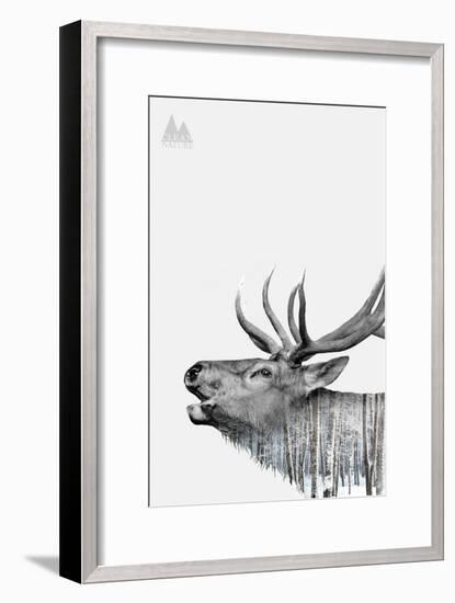 Deer-PhotoINC-Framed Art Print