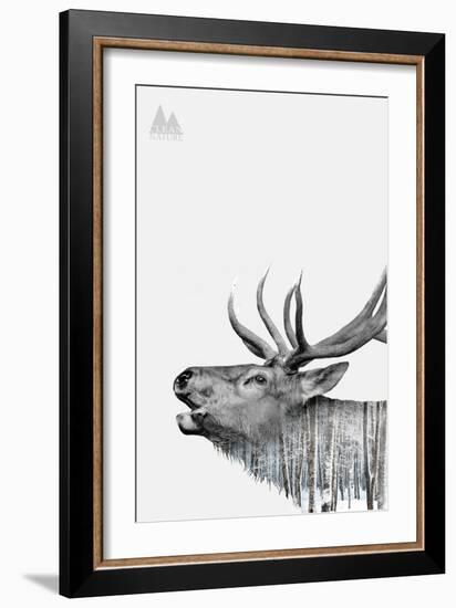 Deer-PhotoINC-Framed Art Print