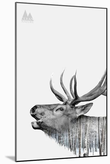 Deer-PhotoINC-Mounted Art Print