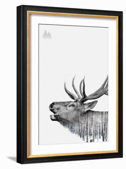 Deer-PhotoINC-Framed Art Print