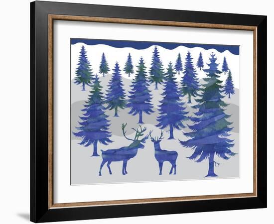 Deer-Erin Clark-Framed Giclee Print