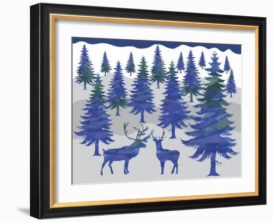 Deer-Erin Clark-Framed Giclee Print