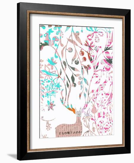 Deer-Whoartnow-Framed Giclee Print