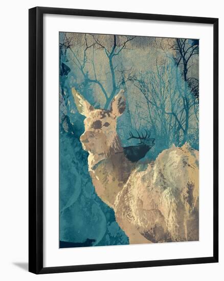 Deerhood IV-Ken Hurd-Framed Giclee Print