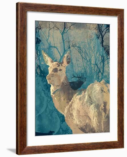 Deerhood IV-Ken Hurd-Framed Giclee Print