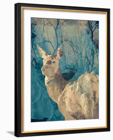 Deerhood IV-Ken Hurd-Framed Giclee Print