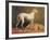 Deerhounds in an Interior-William Barraud-Framed Giclee Print