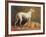 Deerhounds in an Interior-William Barraud-Framed Giclee Print