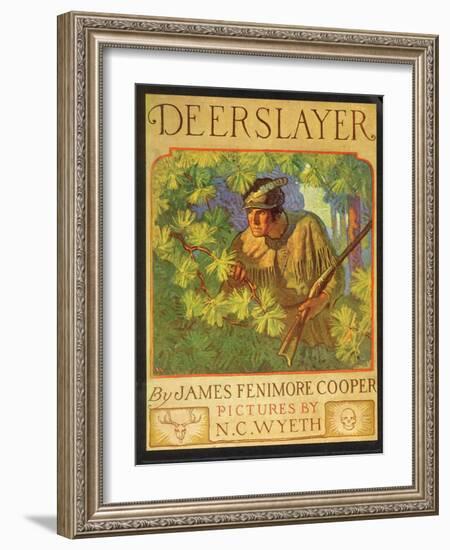 Deerslayer-Newell Convers Wyeth-Framed Art Print