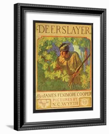 Deerslayer-Newell Convers Wyeth-Framed Art Print