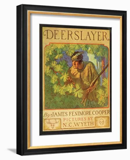 Deerslayer-Newell Convers Wyeth-Framed Art Print